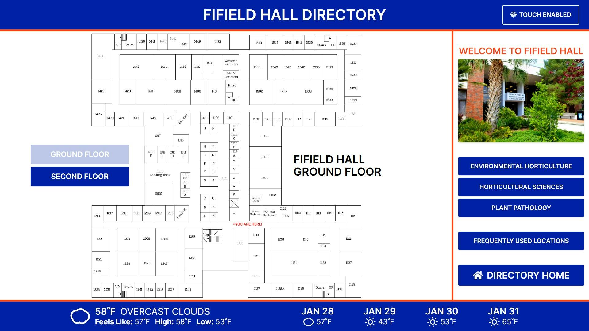 Fifield Hall Directory