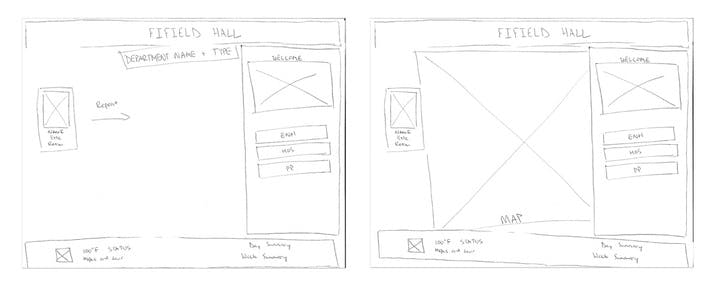 Fifield Hall Directory Sketch 2